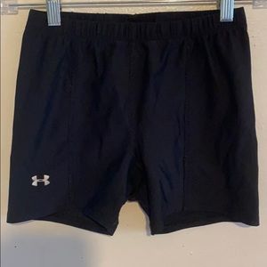 Underarmour black spandex shorts